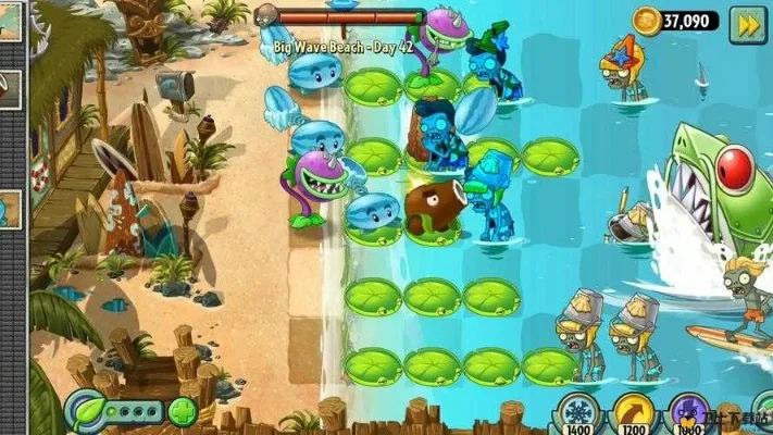 植物大战僵尸2沙滩BOSS机械鲨鱼攻略全解析