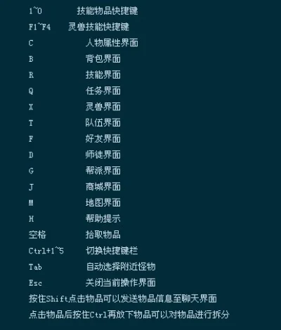 游戏快捷键全解析：快速退出、物品整理、生命保护及玩家信息查看技巧