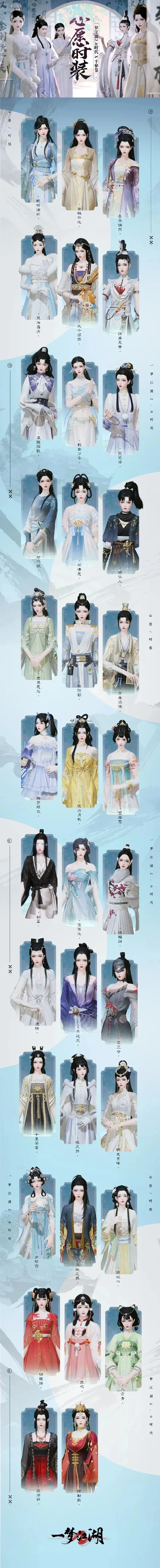 一梦江湖游戏角色排行榜-一梦江湖角色实力排行