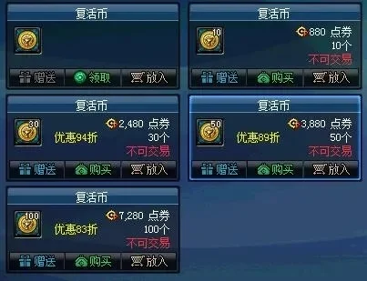 dnf手游获得复活币-dnf手游复活币获取与使用
