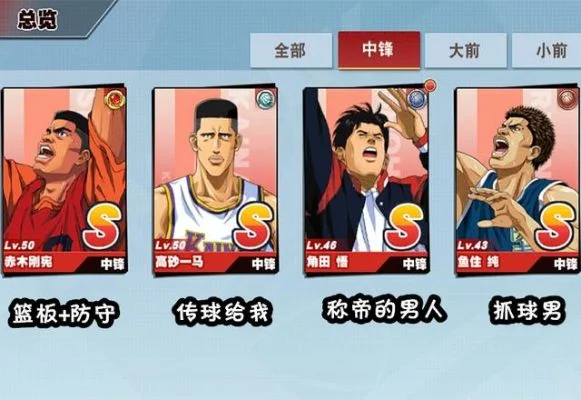 灌篮高手手游十大球星