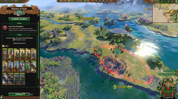 战锤3全面战争玉龙元伯的独门绝技