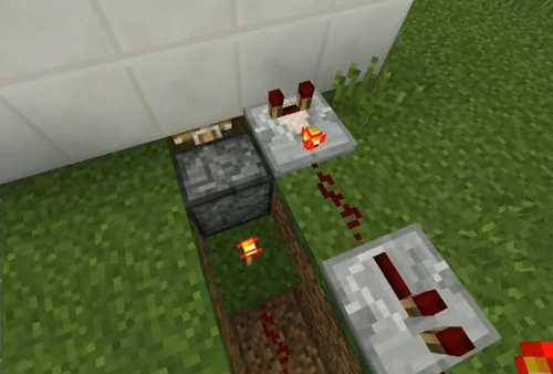 我的世界隐藏水槽门制作教程