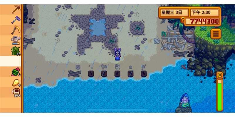 星露谷物语美人鱼吊坠获取指南：修桥、攒钱与等待雨天