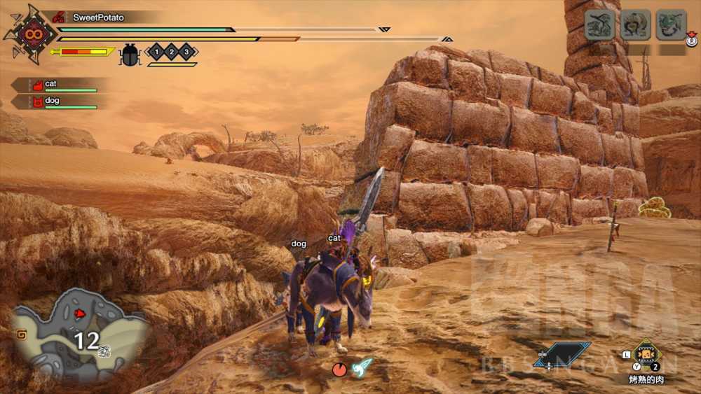 怪物猎人崛起沙原手记全位置指南