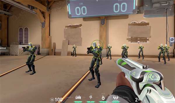 无畏契约喷子圆形准星代码分享：近战冲锋更犀利