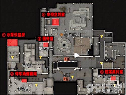 暗区突围电视台钥匙房全攻略：位置与资源详解