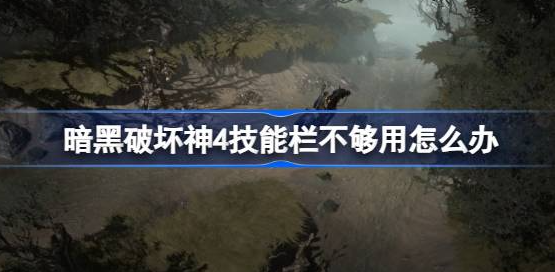 暗黑破坏神4技能栏优化指南：精简搭配，玩出特色