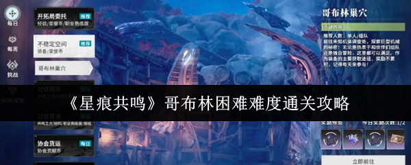 星痕共鸣哥布林困难难度通关心得：职业搭配、装备强化与团队协作关键