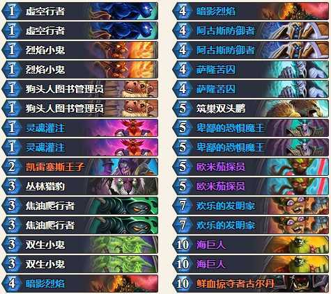 术士欧米茄卡组分享