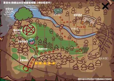 摩尔庄园荆棘丛林冒险指南：地图解析与生存技巧