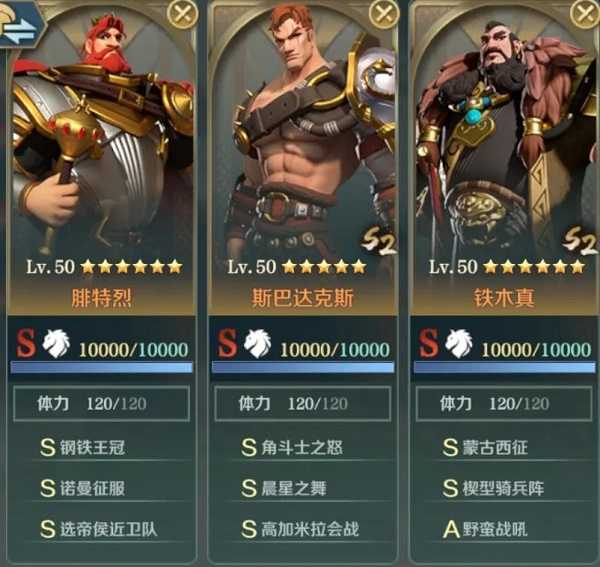 斯巴达克斯阵容搭配详解：速战秒人流，让你在战场上脱颖而出