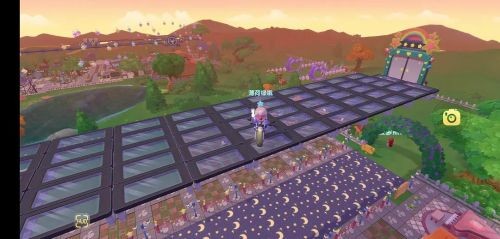 摩尔庄园手游玻璃栈道上去了，但关键是怎么卡BUG上去