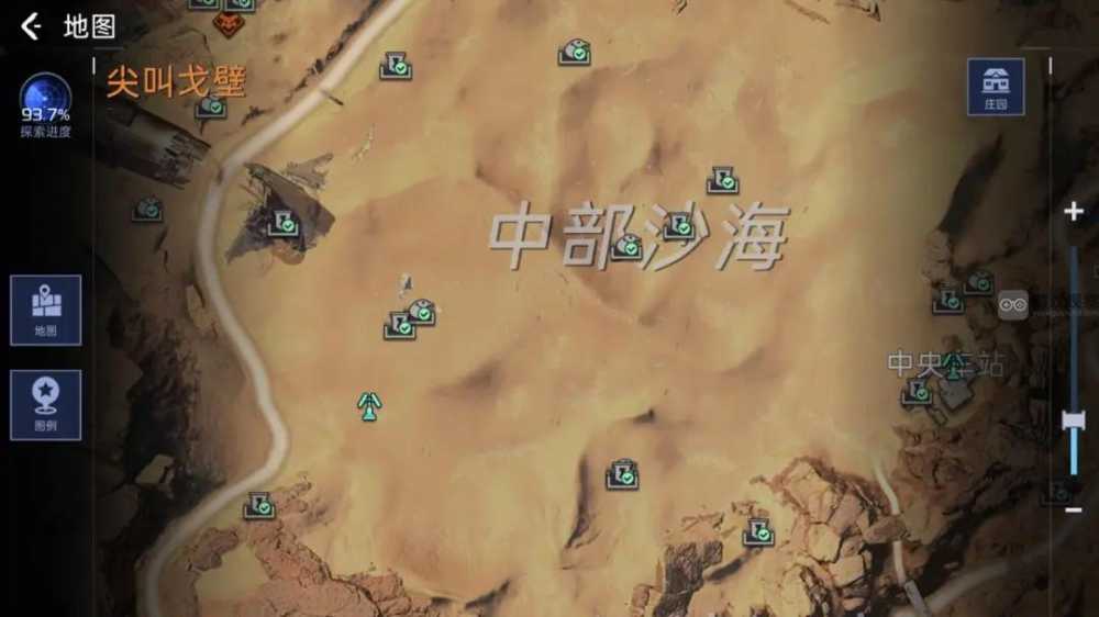 星球重启尖叫戈壁地图100%探索进度攻略