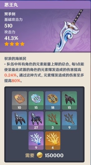 恶王丸这把武器到底适合哪些角色