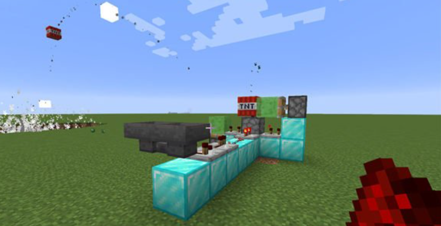 我的世界红石大炮制作全攻略