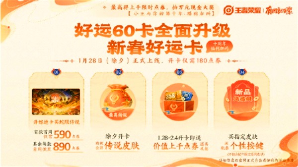 王者荣耀2025蛇年新春活动全解析