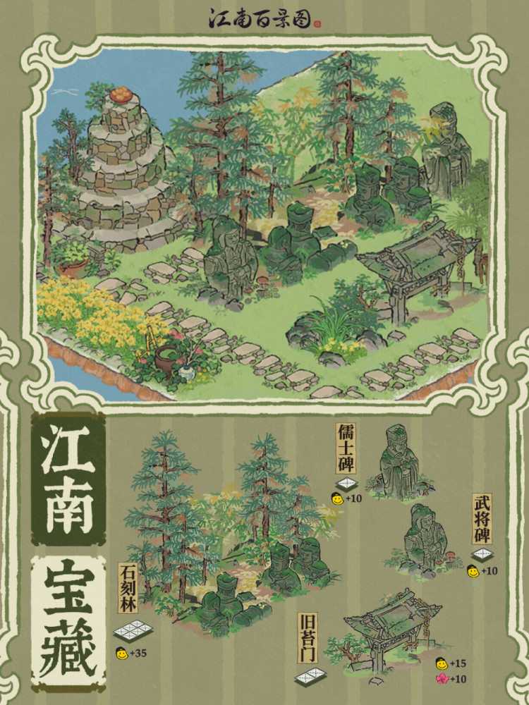 江南百景图新建筑旧苔门深度体验