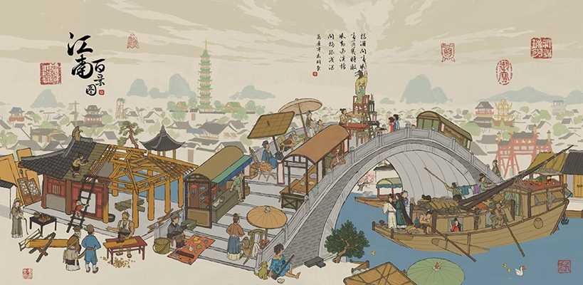 江南百景图西域商人的位置与作用详解