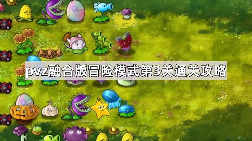 植物大战僵尸融合版冒险模式第3关通关心得与策略