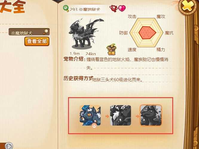 洛克王国炎魔地狱犬超进化完整攻略：属性、技能及进化指南
