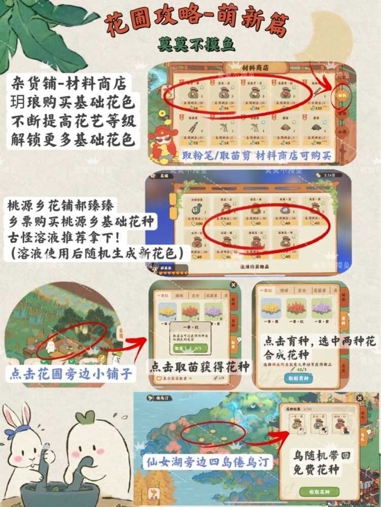 桃源深处有人家新手花圃种植全攻略