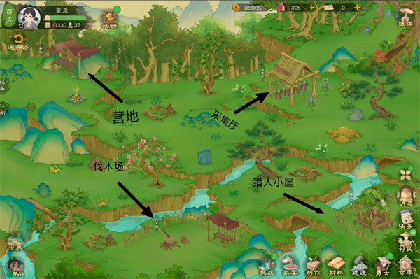 桃源记2资源点全图解