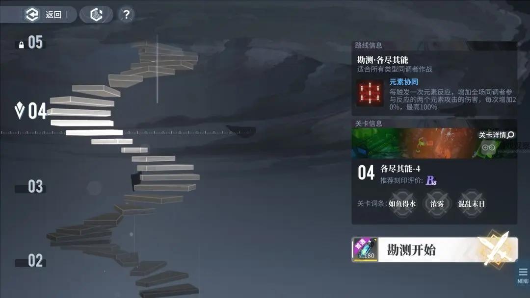 白荆回廊天隙勘测各尽其能玩法心得