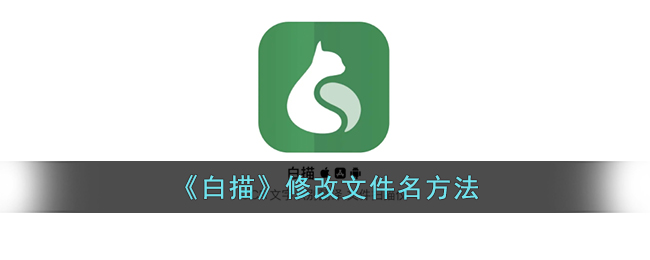 白描文件名怎么改才顺手：简单几步轻松搞定