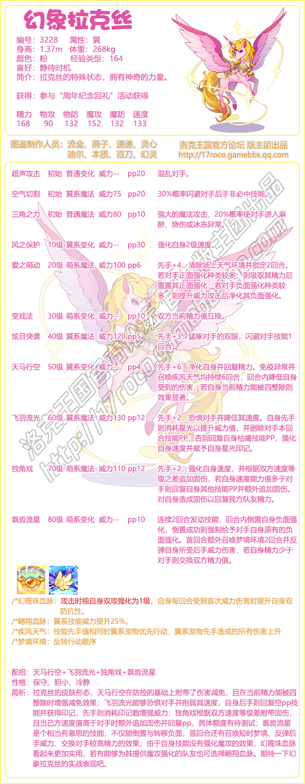 洛克王国幻象拉克丝性格怎么选