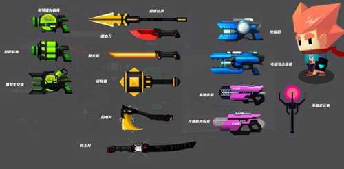 比特小队武器库全解析：远程与近战武器种类及特性一览