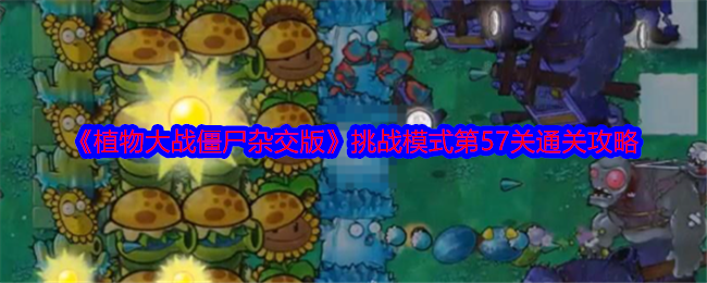 植物大战僵尸杂交版挑战模式第57关黑暗模式通关心得