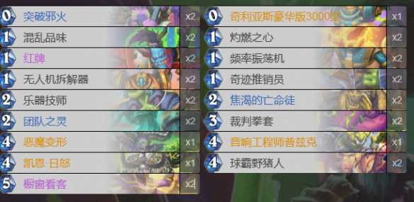 炉石传说节奏瞎卡组推荐及玩法解析：构筑与技巧一览