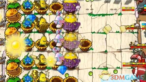 植物大战僵尸杂交版钻石种子副本通关攻略:阳光积累与植物布局策略