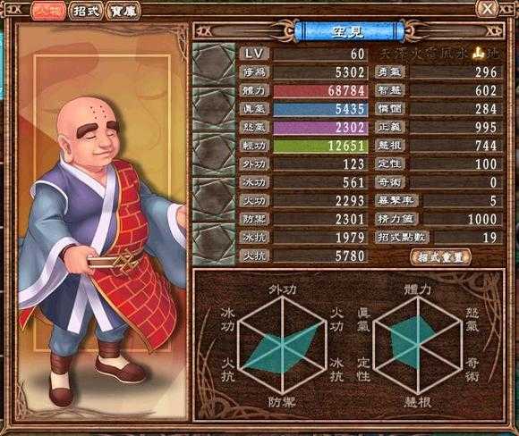 武林立志传龙吟剑60级人物图鉴全览