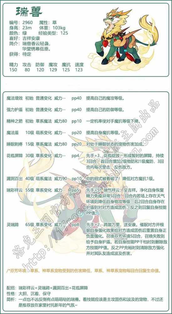 洛克王国瑞兽技能怎么样？可爱为主，实战为辅