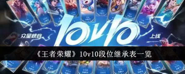王者荣耀10v10段位继承表深度解析：规则详解与实战意义