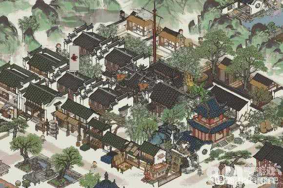 江南百景图徽州府家祠美观布局指南：资源分配与建筑摆放技巧