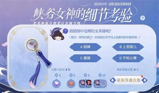 王者荣耀猜猜图中是哪位女英雄？答案揭晓及活动全解析