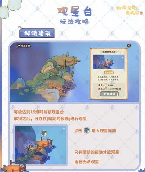 桃源深处有人家观星台修复与玩法全攻略