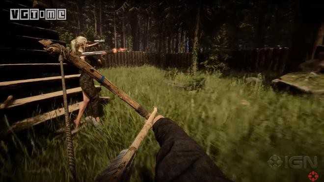 森林之子绳索枪轻松运木头的技巧