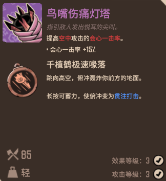 熔炉密林鸟嘴伤痛灯塔到底有多强？